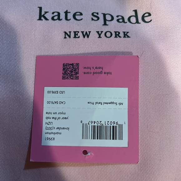 GIFT KATE SPADE SAM MEDIUM WOVEN RAFFIA STRAW SATCHEL BAG “ STILL IN STORES” - Picture 8 of 15